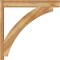 Ekena Millwork Thorton Block Rough Sawn Outlooker, Western Red Cedar, 6"W x 36"D x 36"H OUT06X36X36THR05RWR - alternate 3